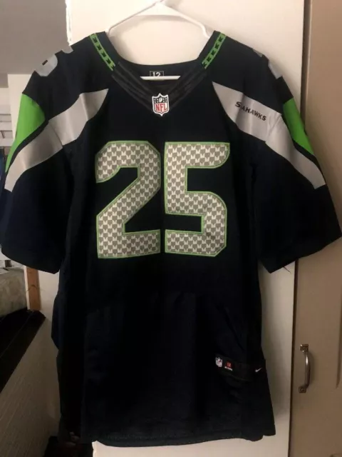 Seattle Seahawks RICHARD SHERMAN Replica NIKE Jersey NFL Stitched Size 44