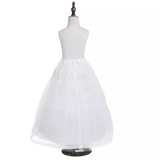 Kids Girls Petticoat Tutu Crinoline Underskirt Slips Wedding Flower Girls Dress