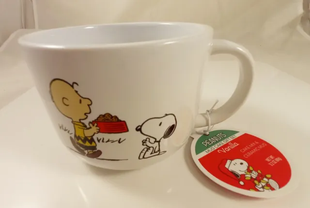 Snoopy Charlie Brown Peanuts / Kaffeetasse Tasse Coffee Mug Cup groß Keramik USA