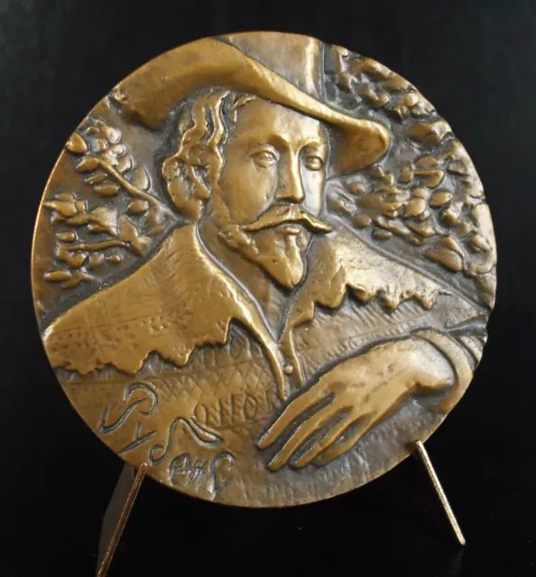 Medal Russophone 1978 Pierre Paul Rubens Painter 60 MM 3