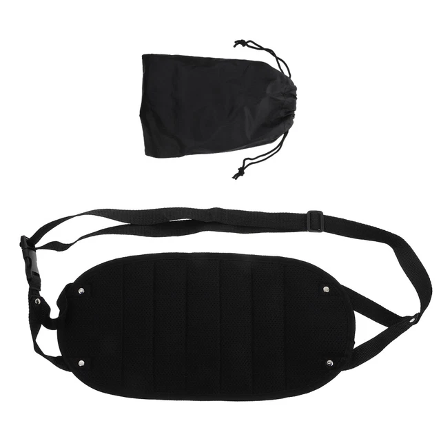8 Repose-pieds Universels - Pour Bureau, Avion, Voiture - Noir, Polyester, 30x18 Cm, Réglables