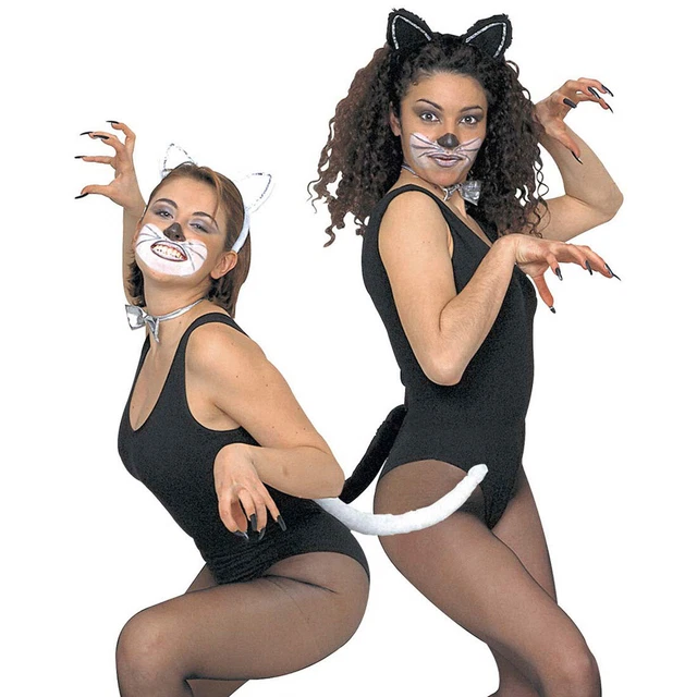 Gatti Set Costume da Animale Gatto Costume Accessori Carnevale