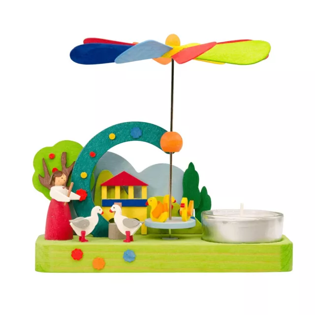 Goose Girl Small Tealight Pyramid