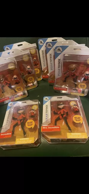 8 Mrs incredible and jack-jack pixar toybox Disney action figures. Price For One