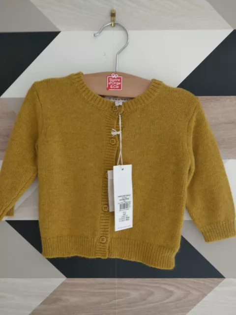 petit pull bébé caramel taille 6 mois