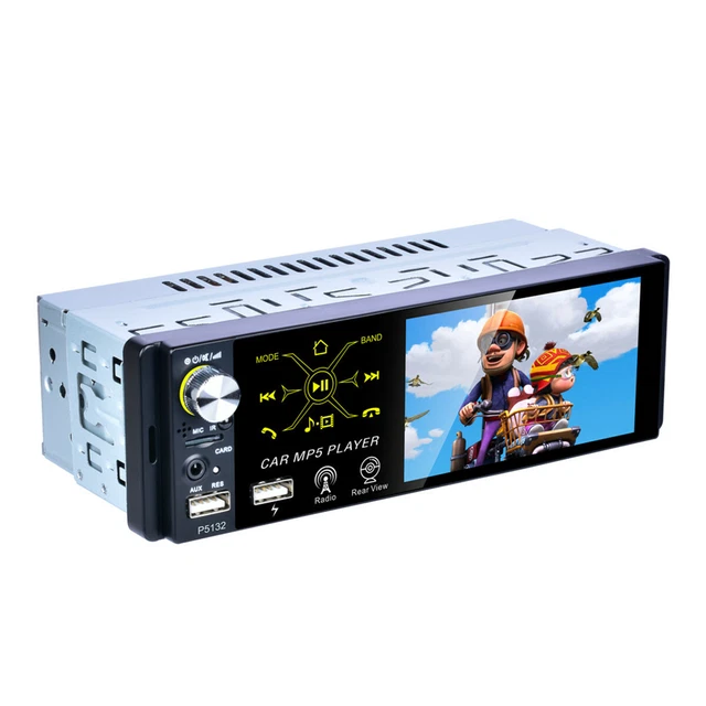 Car MP5 Player 1DIN Bluetooth Stereo Radio USB Steering Wheel Control Function
