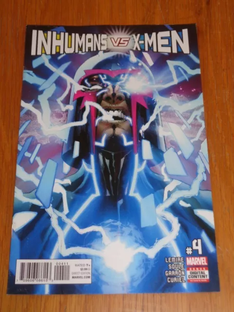 Inhumans Vs X-Men #4 Marvel Comics April 2017 Vf (8.0)