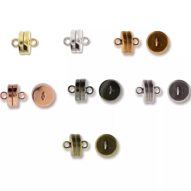 9mm x 8mm SUPER STRONG magnetic clasps, several finishes to choose from!