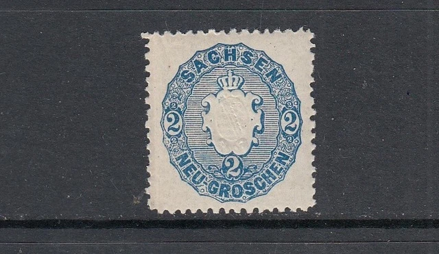 Altdeutschland Sachsen Mi-Nr. 17a ** postfrisch