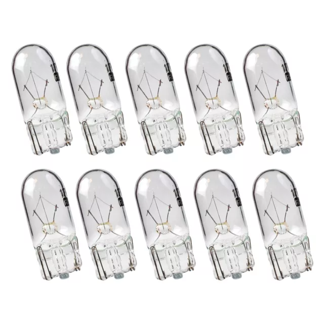 10x W3W 12V 3W T10 W2.1x9.5d Glühlampe Standlicht Autolampe Kennzeichen