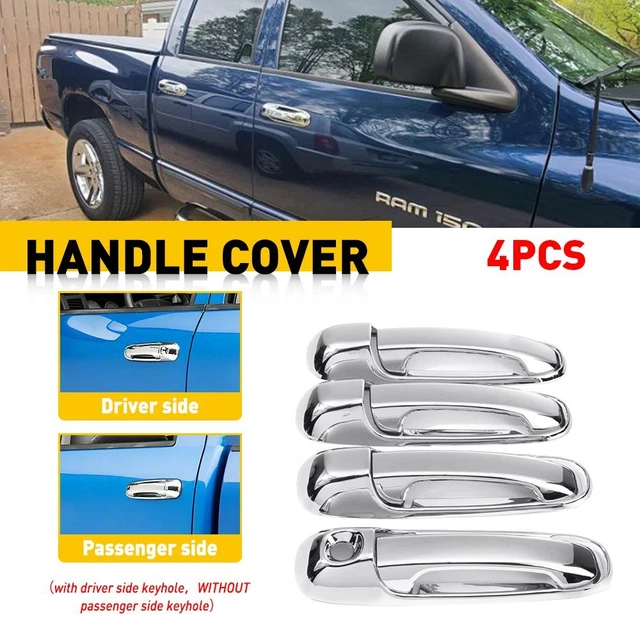 For 2002-2008 Dodge Ram 1500 2500 3500 Chrome 4pcs Door Handle Cover Set Kit EPG