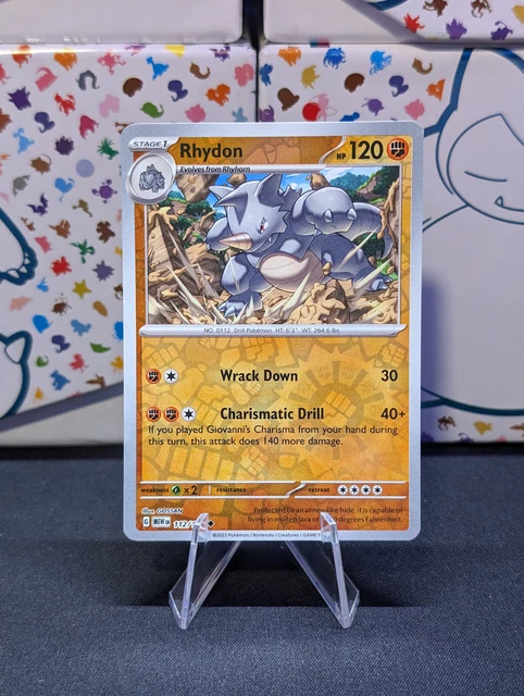 Rhinoféros - EV3.5:151 - 112/165 - Carte Pokémon Française Neuve Rhinoféros - EV3.5:151 - 112/165 - Carte Pokémon Française Neuve