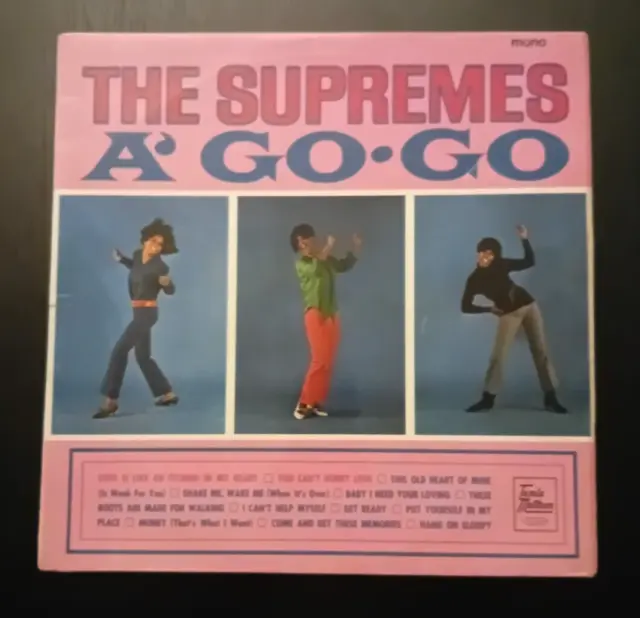 The Supremes A Go Go Vinyl LP VG+ / VG FREE POST