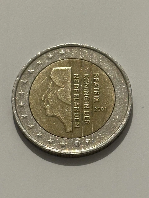 2 Euro Münze Beatrix Königin Der Niederlande 2001 Wert 2 EURO FEHLPRÄGUNG 2001 Beatrix Königin der Niederlande EUR 1.300,00