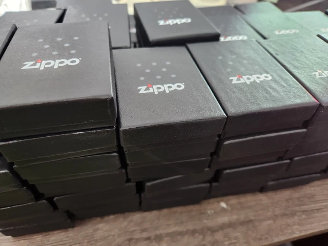 Official Empty Black Zippo Lighter Box ( 1 ) Only.