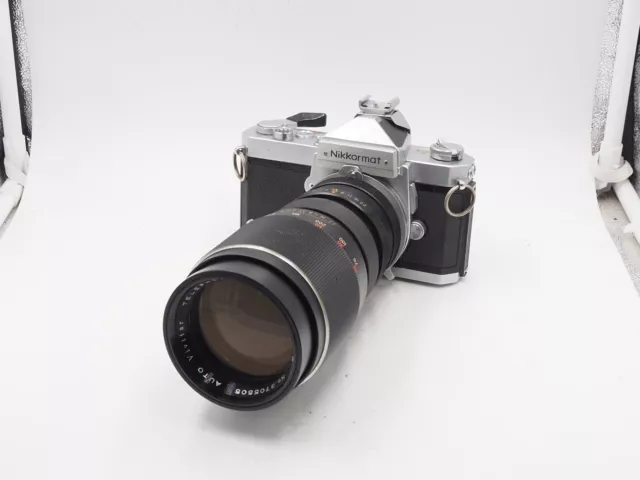 Nikon FTN 35mm film camera w/ 300mm lens (U34647)