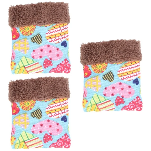 3x Pet Warme Hamster Zubehör Guinea Pig Hideout Kuscheln Sack