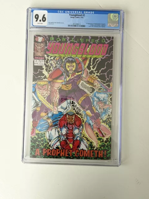 Youngblood #2 - CGC 9.6 - 1st PRINT & APPEARANCE Shadowhawk Prophet Image Comic 