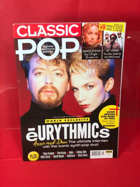 CLASSIC POP Magazin Ausgabe 39 Madonna Clare Grogan UB40 Eurythmics Mike Stock