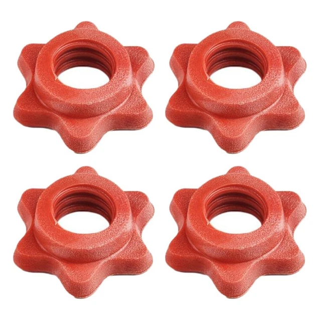 4x Poids Carreaux Écrou Haltère Barre Pince Spin Verrou Visses Tournoyant Col