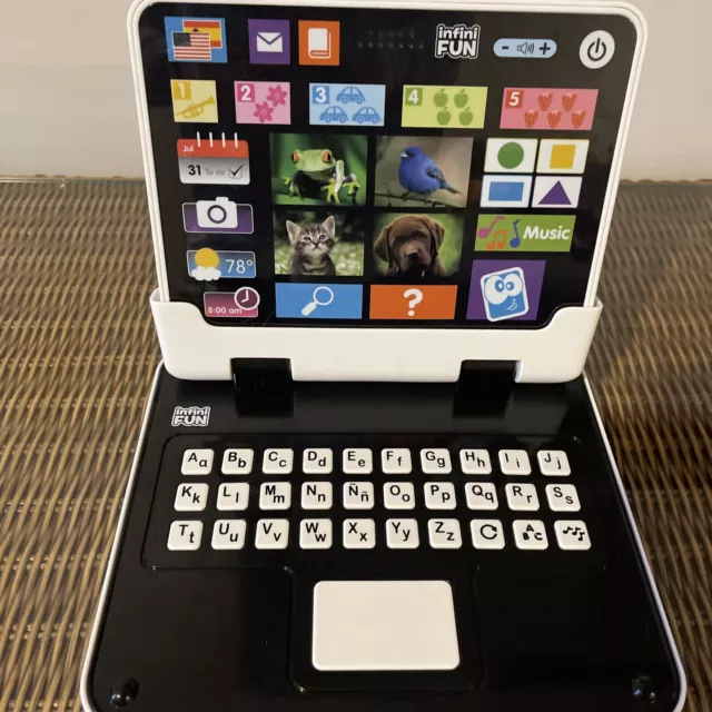 KD Kids Infini Fun My First 2-in-1 Learning Bilingual Touch Screen Tablet