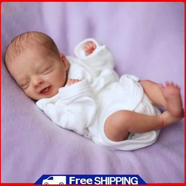 Soft Touch Unfinished Reborn Doll Kit Hand-assembled Infant Real Emotions Baby U