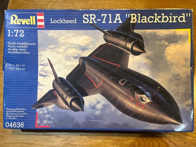 REVELL 04636 BLACKBIRD SR-71A Lockheed Model 1:72 2002 £47.50 - PicClick UK