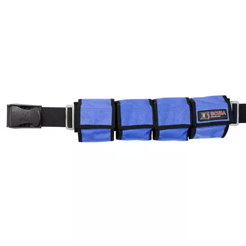 4/6 & 8 Pocket Weight Belts - BLUE