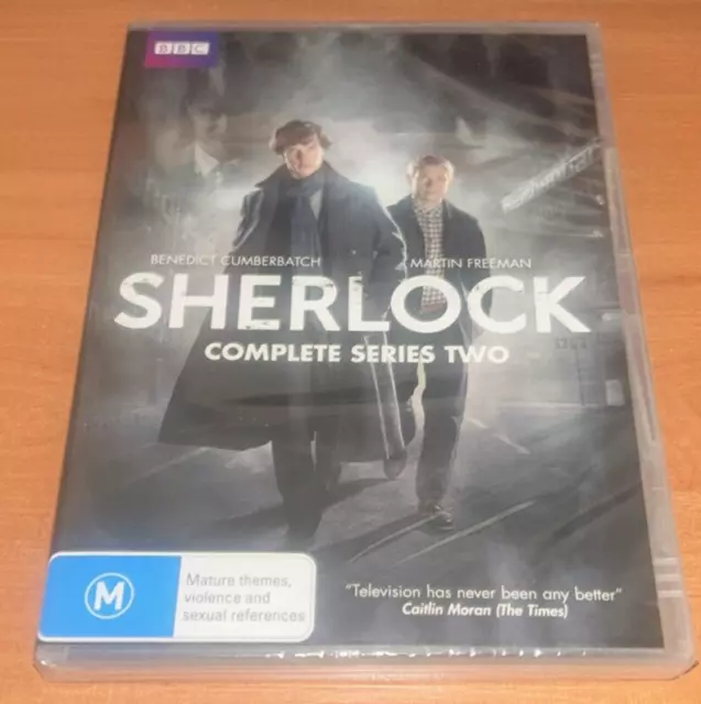 Sherlock : Series 2 (2012 : 2-Disc DVD Set) Brand New Sealed In Plastic Region 4