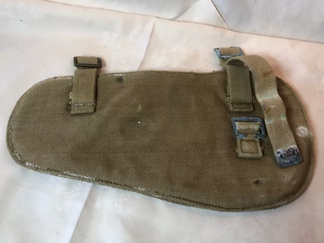 British Army WW2 Webbing Entrenching Tool Cover 1943 Good Condition WW II
