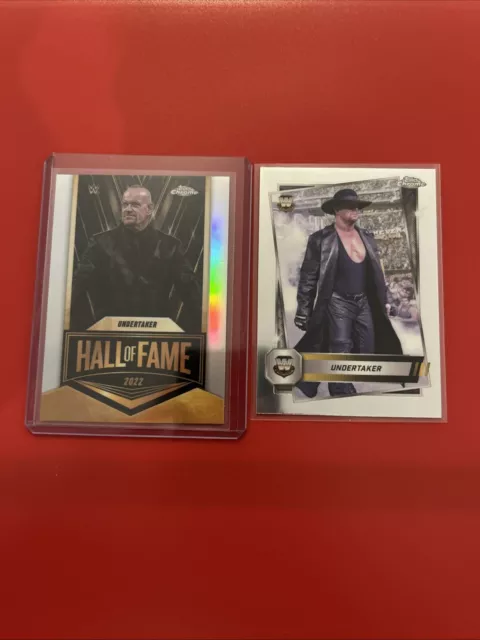 WWE TOPPS CHROME 2025 Undertaker Hall Of Fame Refractor And Base £7.00