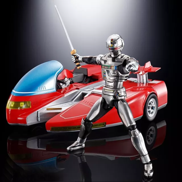 SOUL CHOGOKIN SPACE SHERIFF GAVAN X-OR & SYBARIAN 10cm BANDAI DISPO