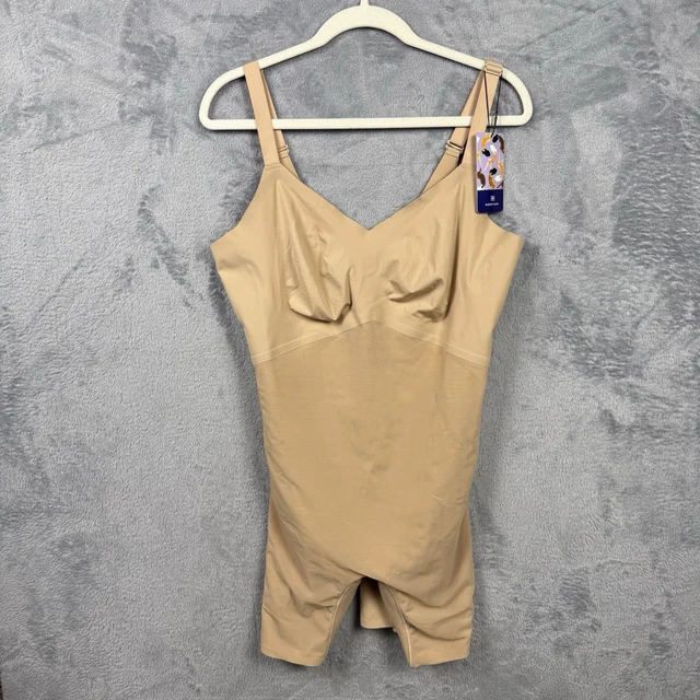 honeylove-women-s-2x-mid-thigh-shaping-superpower-bodysuit-sand-nwt-40