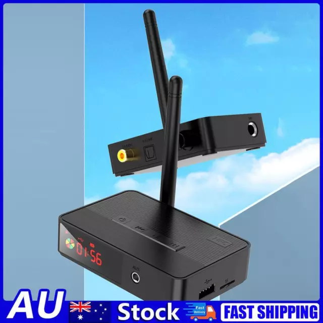 AU NFC Bluetooth-Compatible 5.3 HIFI Wireless Audio Adapter Portable Audio Recei