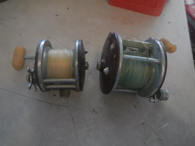 LOT OF 2 PENN General Purpose Level Wind Conventional Fishing Reel