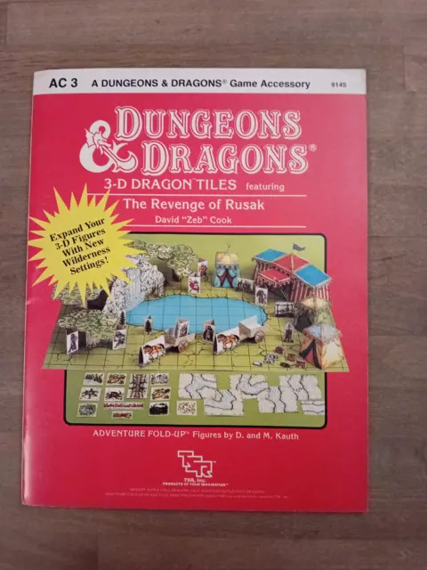 The Revenge of Rusak TSR 9145 AC3 Dungeons & Dragons D&D