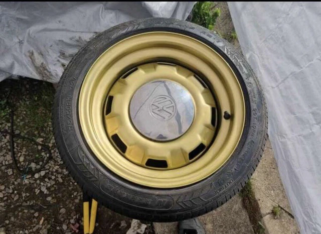 VOLKSWAGEN 13” 4X100 Banded Steel Wheels Mk1 Golf Polo Jetta x4 ...