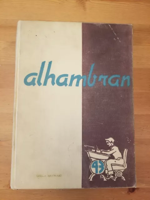 1943 Alhambra High School Alhambran Alhambra California Yearbook Annual