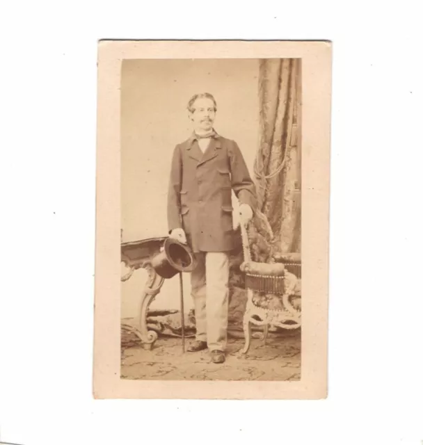 Ludwig Angerer CDV Foto Feiner Herr - Wien 1860er