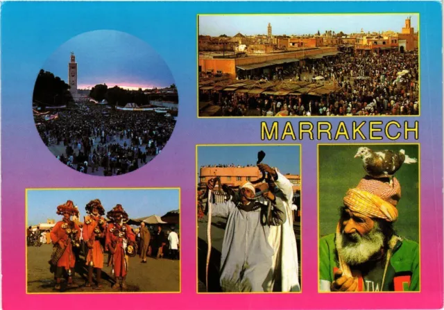 CPM MAROC Marrakech-L'inoubliable place Djemaa El Fna (343107)