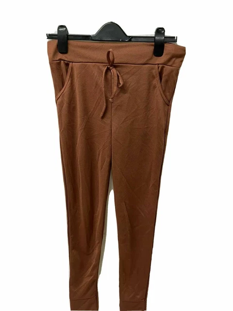 Pantaloni marroni per ragazze età 12 anni