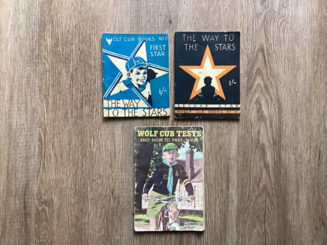 Vintage Cubs/Scouts Books - Bundle of 3 Collectable Booklets (from another era)