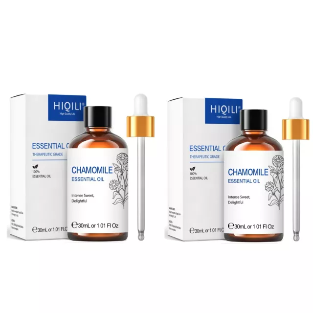 HIQILI  Chamomile Essential Oil Set 2*30ml Aromatherapy 100% Pure Diffuser Oils