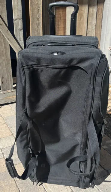 Tumi 34” Black 2 Wheeled Split Duffel Suitcase Luggage Travel Bag 2