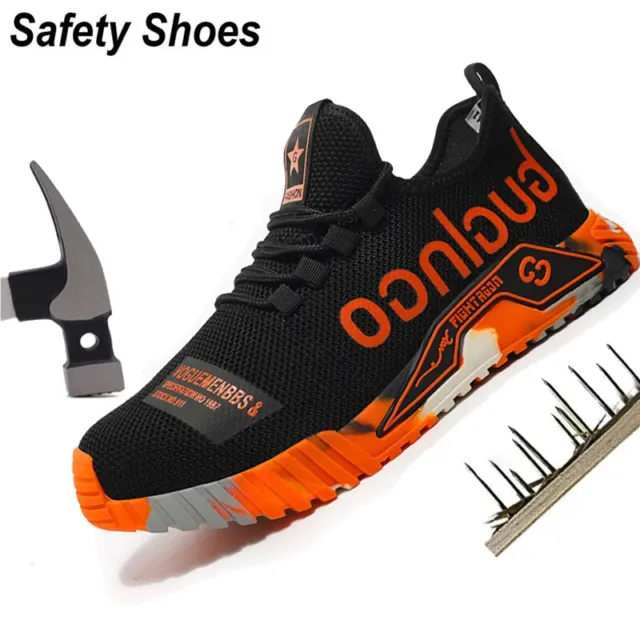 Chaussures de Sécurité pour Hommes bottes de Travail et de sport Embout en acier