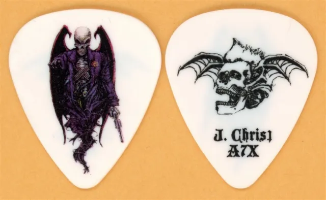 Avenged Sevenfold Johnny Christ authentic 2008 concert tour custom Guitar Pick
