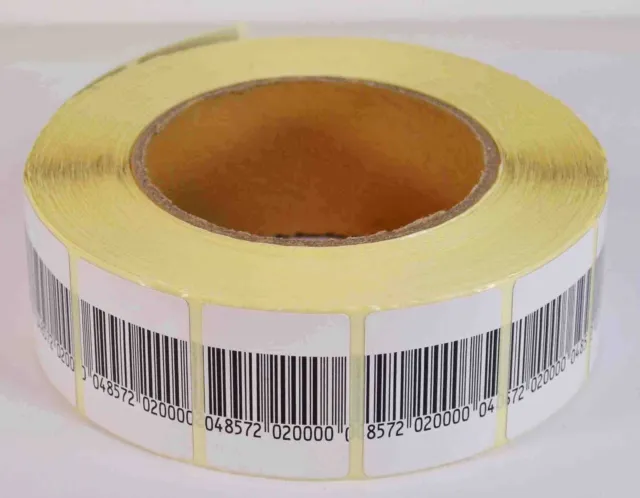 30mmx40mm EAS ANTI-THEFT SECURITY CHECKPOINT SOFT LABEL TAG 5000PCS 8.2 MHZ