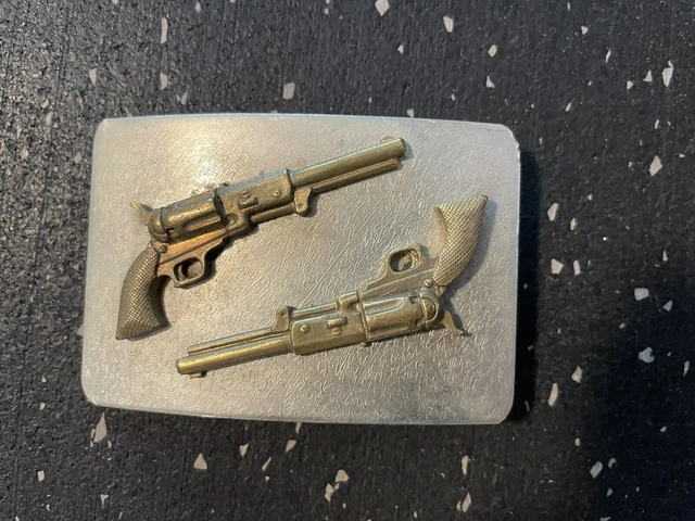 Vintage Gun Belt Buckle
