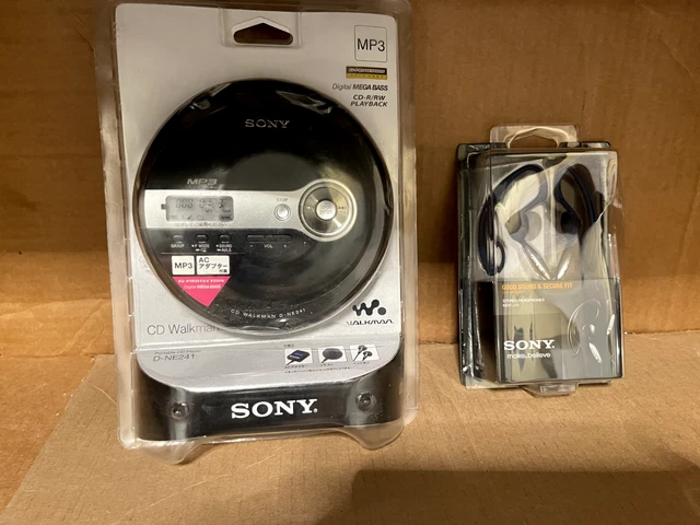 SONY/D-NE241 SONY D-NE241 MP3 CD WALKMAN PORTABLE CD PLAYER BLACK