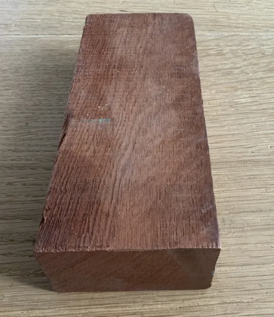 Blocco di legno duro mogano - 18,8 x 7,8 x 4,4 cm - legno fai da te artigianato 452h